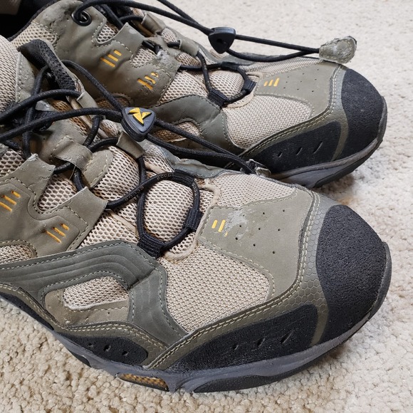 ECCO Mens Hiking Shoes 45 US 11-11.5 Gray Leather Gore Tex Outdoor Trail - Picture 4 of 15